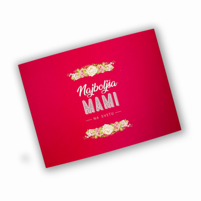 Darilna škatlica za polnilno postajo - Mami, Roza