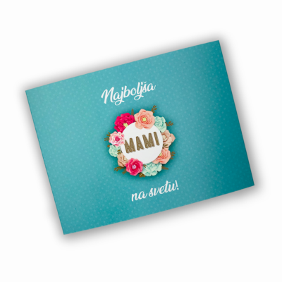 Darilna škatlica za polnilno postajo - Mami, Turkiz